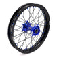 China Factory Stock KKE 21" & 18" E-Bike Spoke Wheels Rims Fit SurRon Ultra Bee 2023 Blue Hub & Black Rim