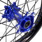 China Factory Stock KKE 21" & 18" E-Bike Spoke Wheels Rims Fit SurRon Ultra Bee 2023 Blue Hub & Black Rim