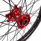 KKE Factory Stock KKE 21" & 18" E-Bike Spoke Wheels Rims Fit SurRon Ultra Bee 2023-2024 Red Hub & Black Rim