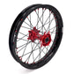 KKE Factory Stock KKE 21" & 18" E-Bike Spoke Wheels Rims Fit SurRon Ultra Bee 2023-2024 Red Hub & Black Rim