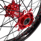 KKE Factory Stock KKE 21" & 18" E-Bike Spoke Wheels Rims Fit SurRon Ultra Bee 2023-2024 Red Hub & Black Rim