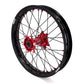 China Factory Stock KKE 21" & 18" E-Bike Spoke Wheels Rims Fit SurRon Ultra Bee 2023-2024 Red Hub & Black Rim