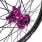 KKE Factory Stock KKE 21" & 18" E-Bike Spoke Wheels Rims Fit SurRon Ultra Bee 2023-2024 Purple Hub & Black Rim