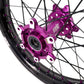 China Factory Stock KKE 21" & 18" E-Bike Spoke Wheels Rims Fit SurRon Ultra Bee 2023-2024 Purple Hub & Black Rim