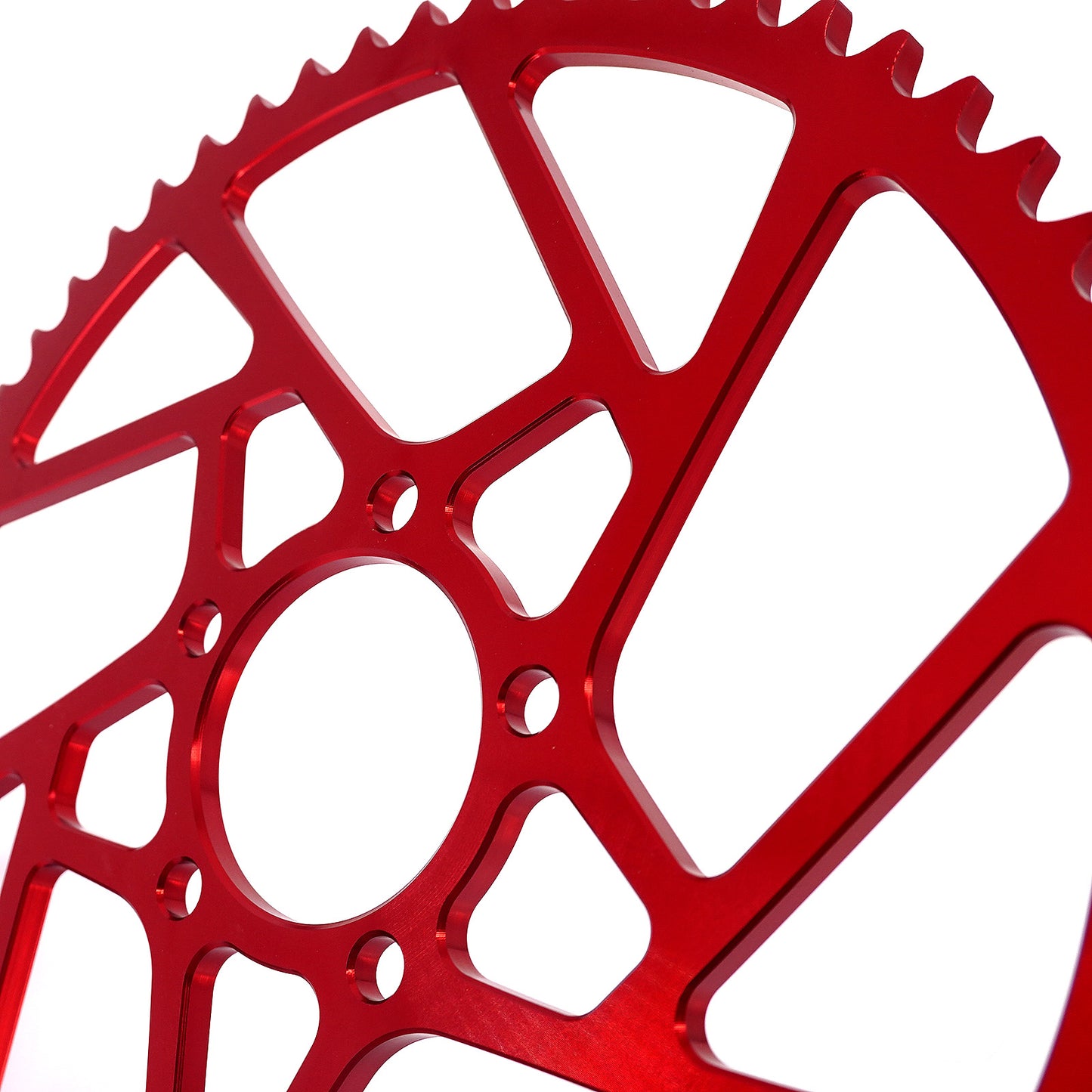 KKE Pink Purple Black Red and Blue Color Option of 58T Aluminum Sprocket For Sur Ron Light Bee-X For Segway, For Rawrr Mantis X