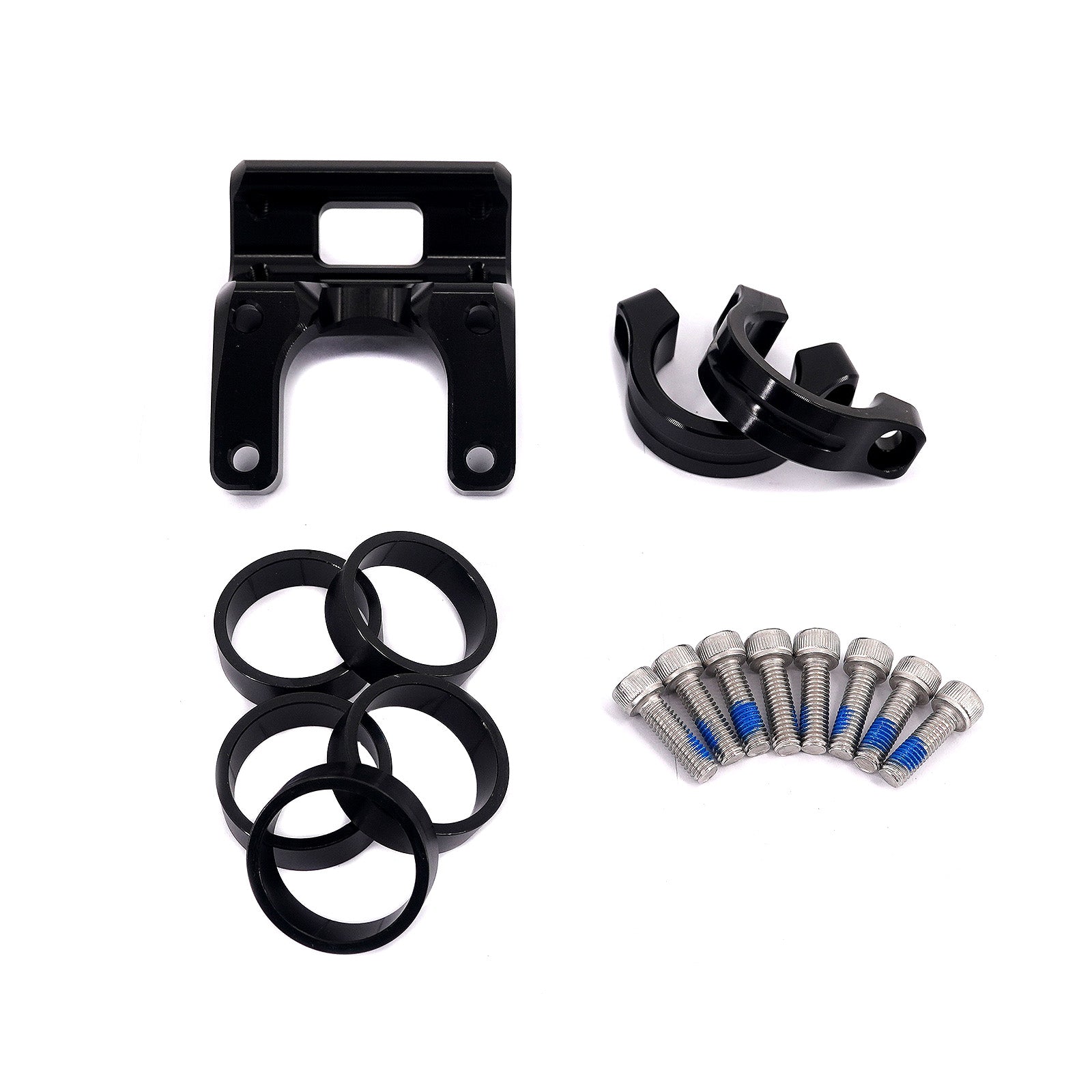 KKE Black Handlebar Risers Kit Fit Surron Light Bee X and Rawrr Mantis ...