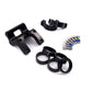 KKE Black Handlebar Risers Kit Fit Sur-Ron Light Bee X  e-Bike Bracket Clamps Pads