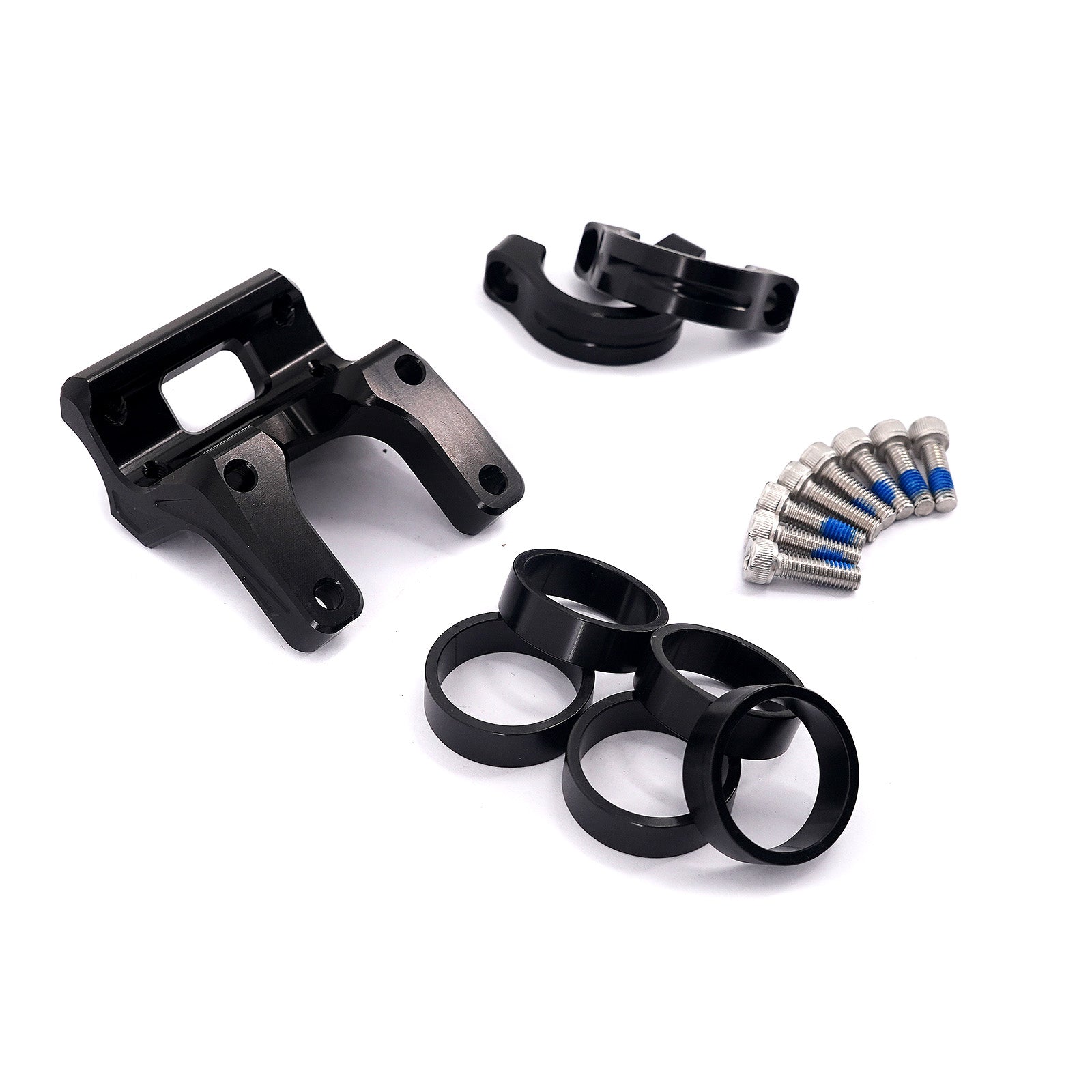 KKE Black Handlebar Risers Kit Fit Talaria Sting e-Bike Bracket Clamps ...