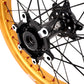 China Factory Stock KKE 21" & 18" E-Bike Spoke Wheels Rims Fit SurRon Ultra Bee 2023 Black Hub & Gold Rim