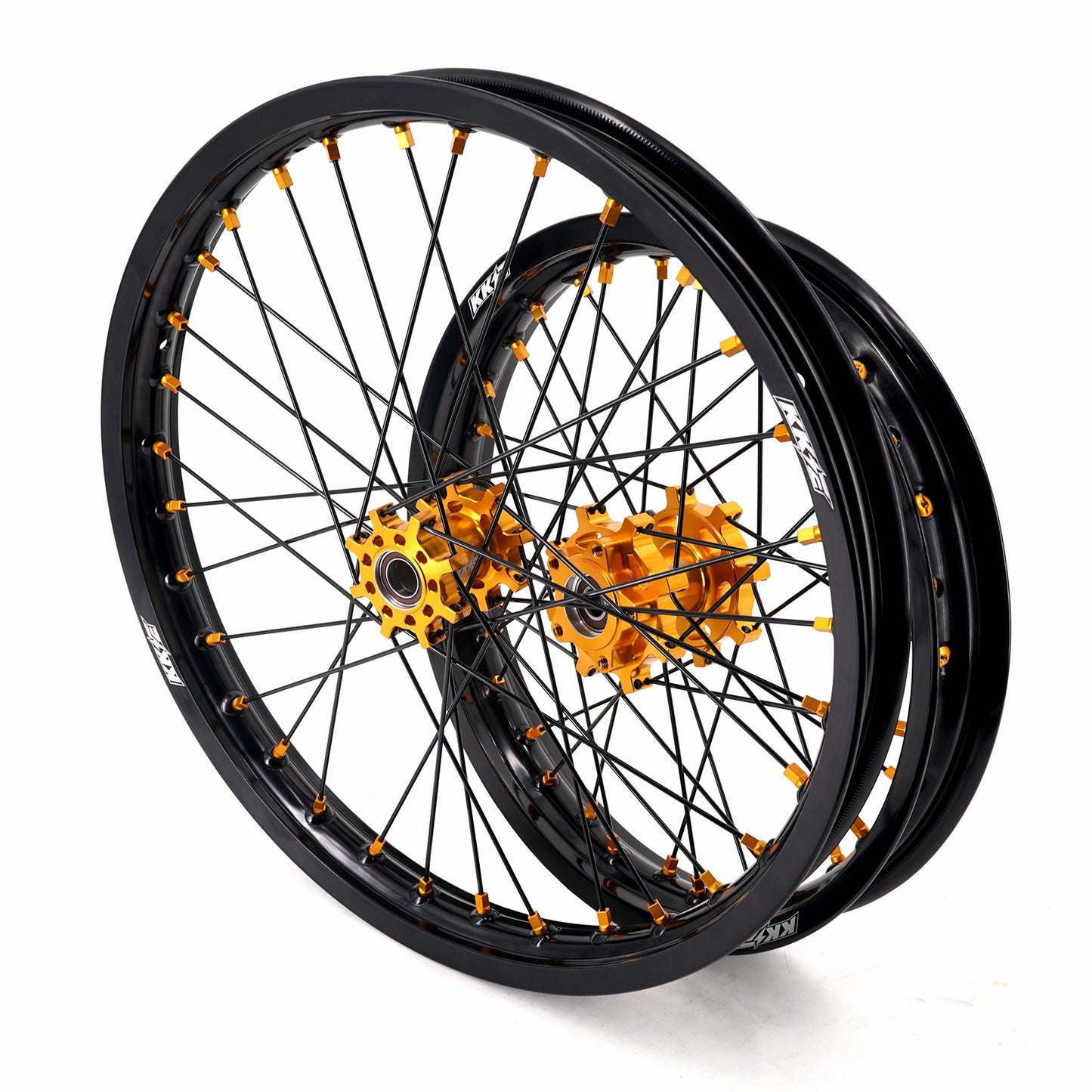 China Stock KKE 1.6*19" & 1.85*16" Electric Dirtbike Wheels Rim For Sur Ron Light Bee-X 2019-2023 Gold