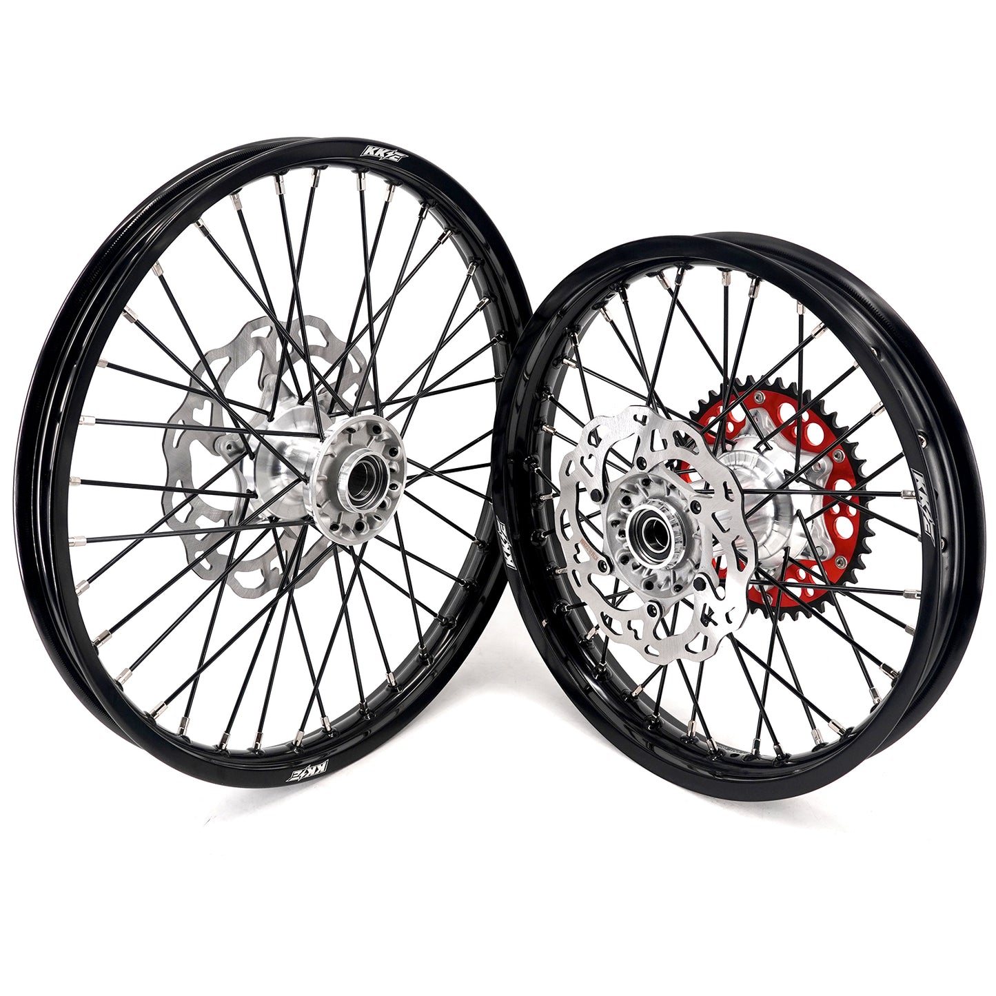 Pre-order KKE 21/19 New Generation Cast Hubs Billet MX Wheels For KTM SX SX-F XC XC-F 125-530CC 2003-2023