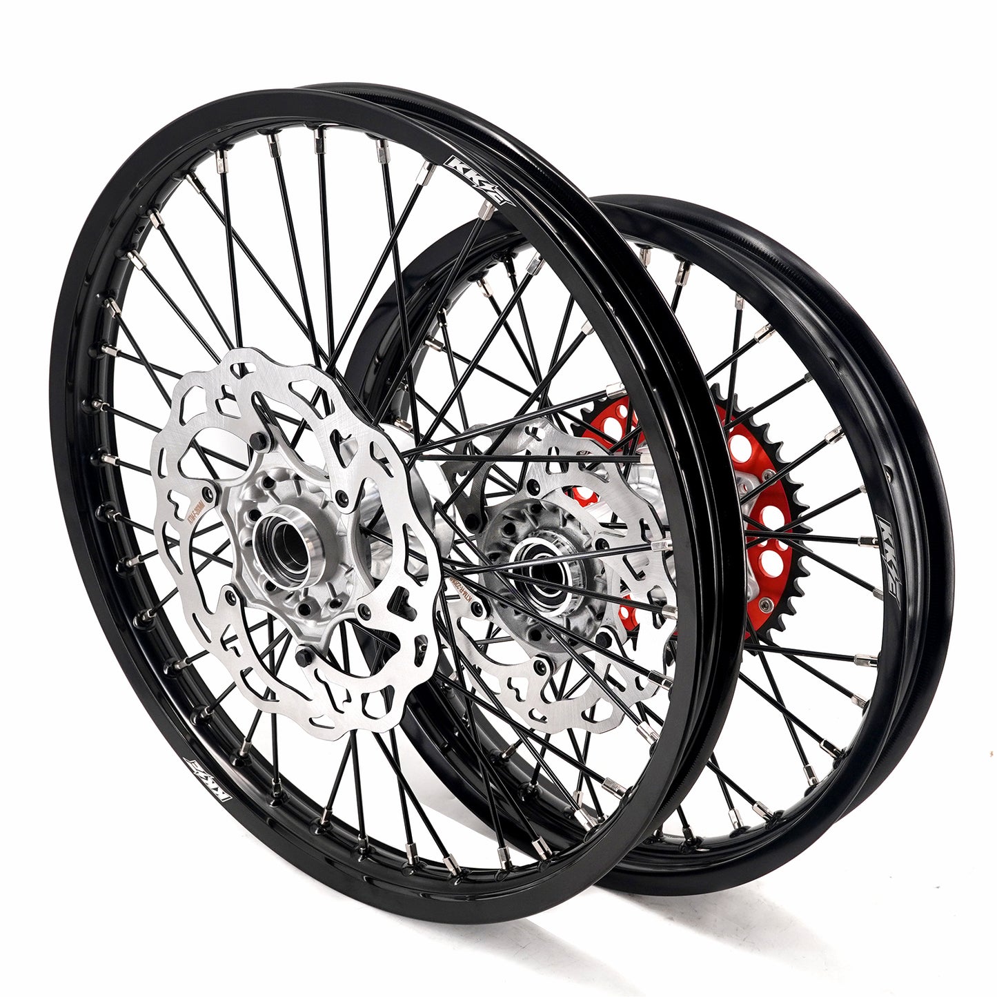 Pre-order KKE 21/19 New Generation Cast Hubs Billet MX Wheels For KTM SX SX-F XC XC-F 125-530CC 2003-2023