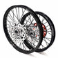 KKE 21/18 New Generation Cast Hub Billet Wheels Fit For KTM EXC XC-W XCF-W EXC-F 2000-2024 Black Spokes