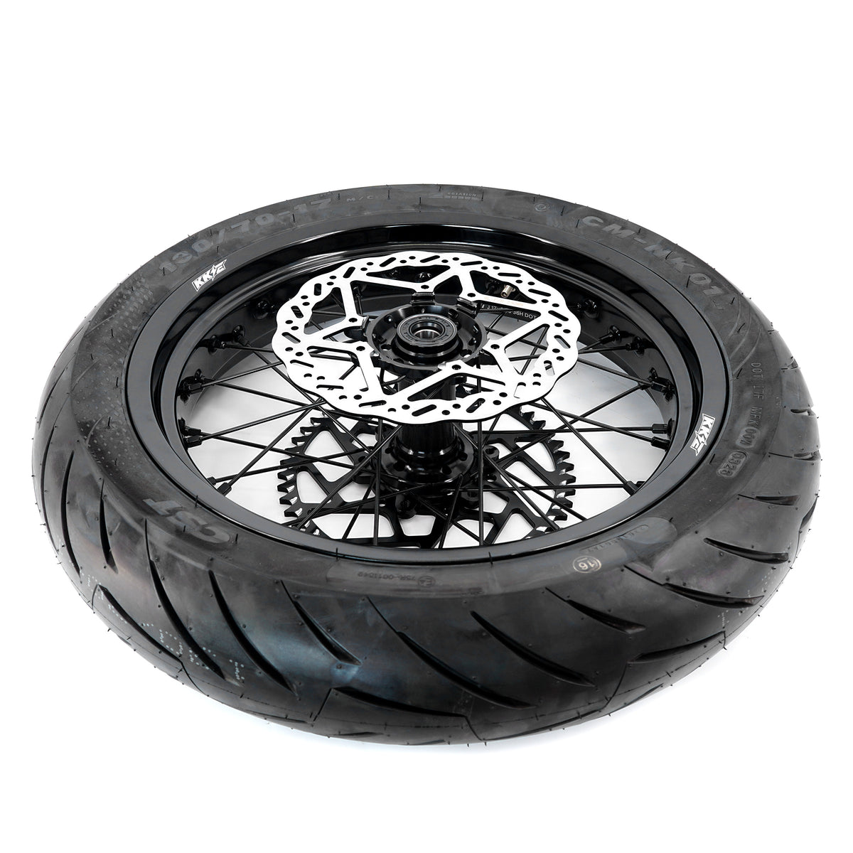 Pre-order US Stock KKE 2.5*17'' & 3.5*17'' Supermoto Wheels Tires Fit For SurRon Ultra Bee 2023-2025 All Black E-bike