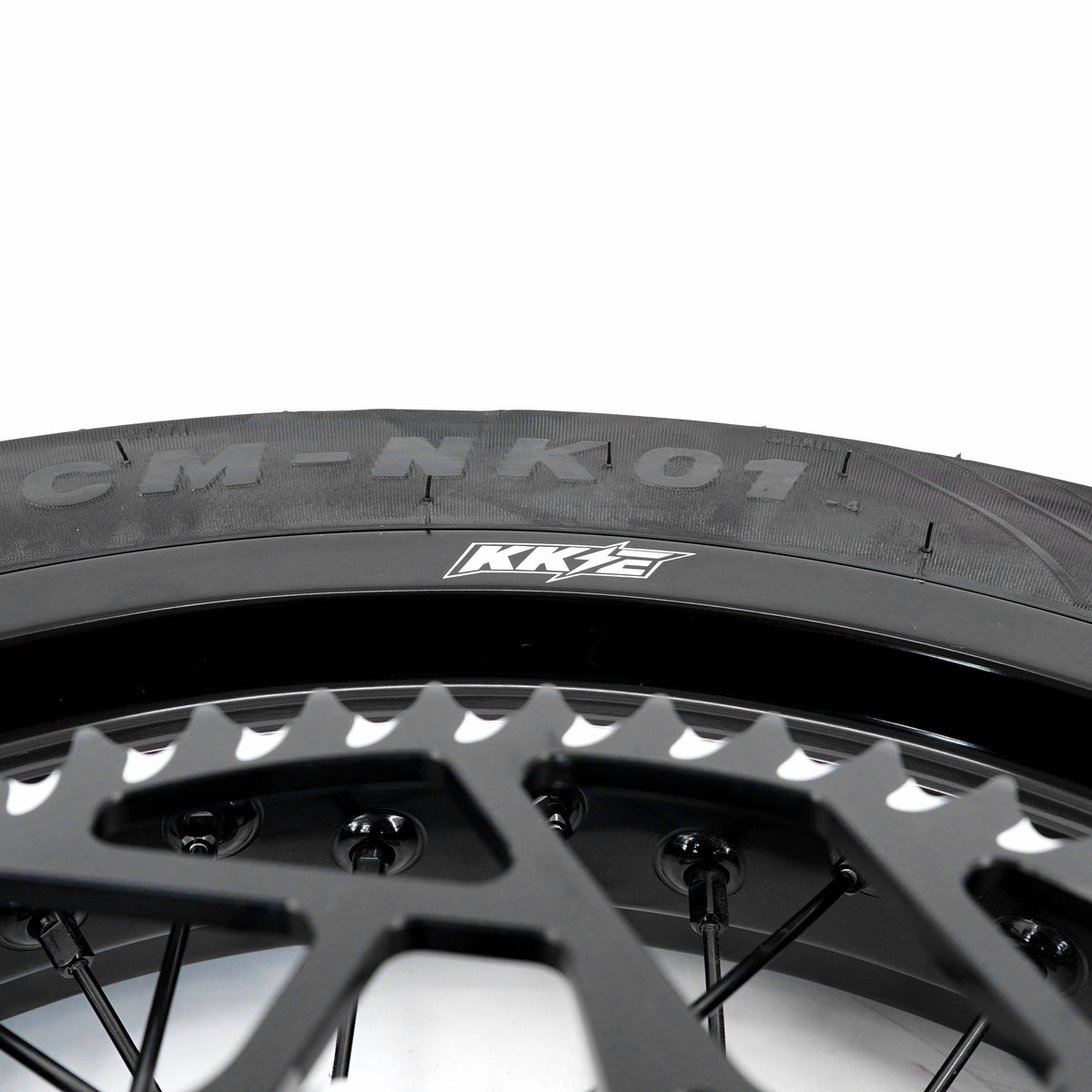 Pre-order US Stock KKE 2.5*17'' & 3.5*17'' Supermoto Wheels Tires Fit For SurRon Ultra Bee 2023-2025 All Black E-bike