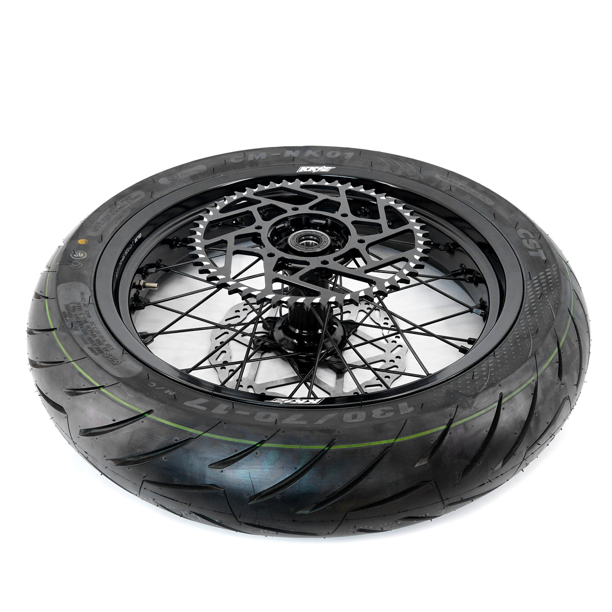 Pre-order US Stock KKE 2.5*17'' & 3.5*17'' Supermoto Wheels Tires Fit For SurRon Ultra Bee 2023-2025 All Black E-bike