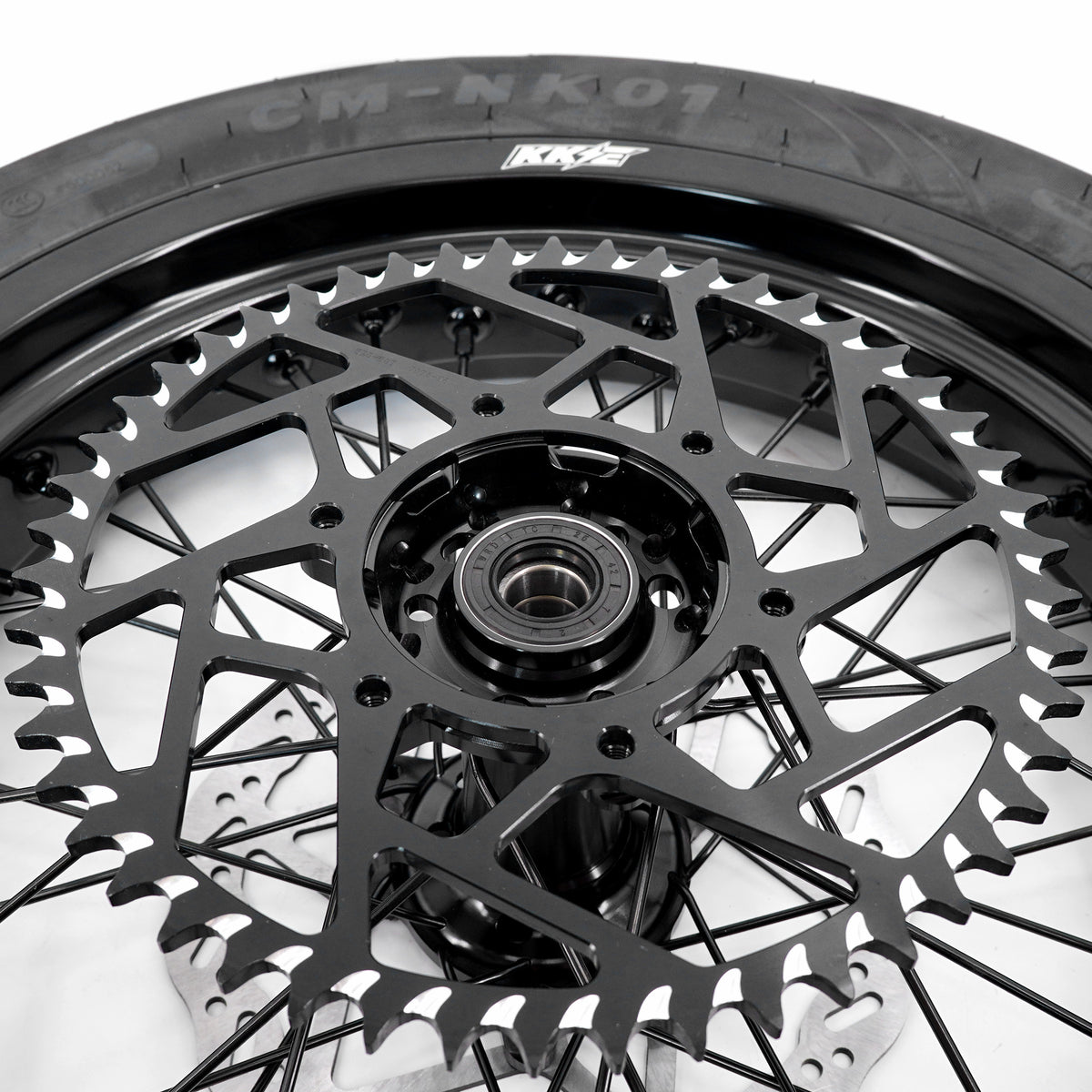 Pre-order US Stock KKE 2.5*17'' & 3.5*17'' Supermoto Wheels Tires Fit For SurRon Ultra Bee 2023-2025 All Black E-bike