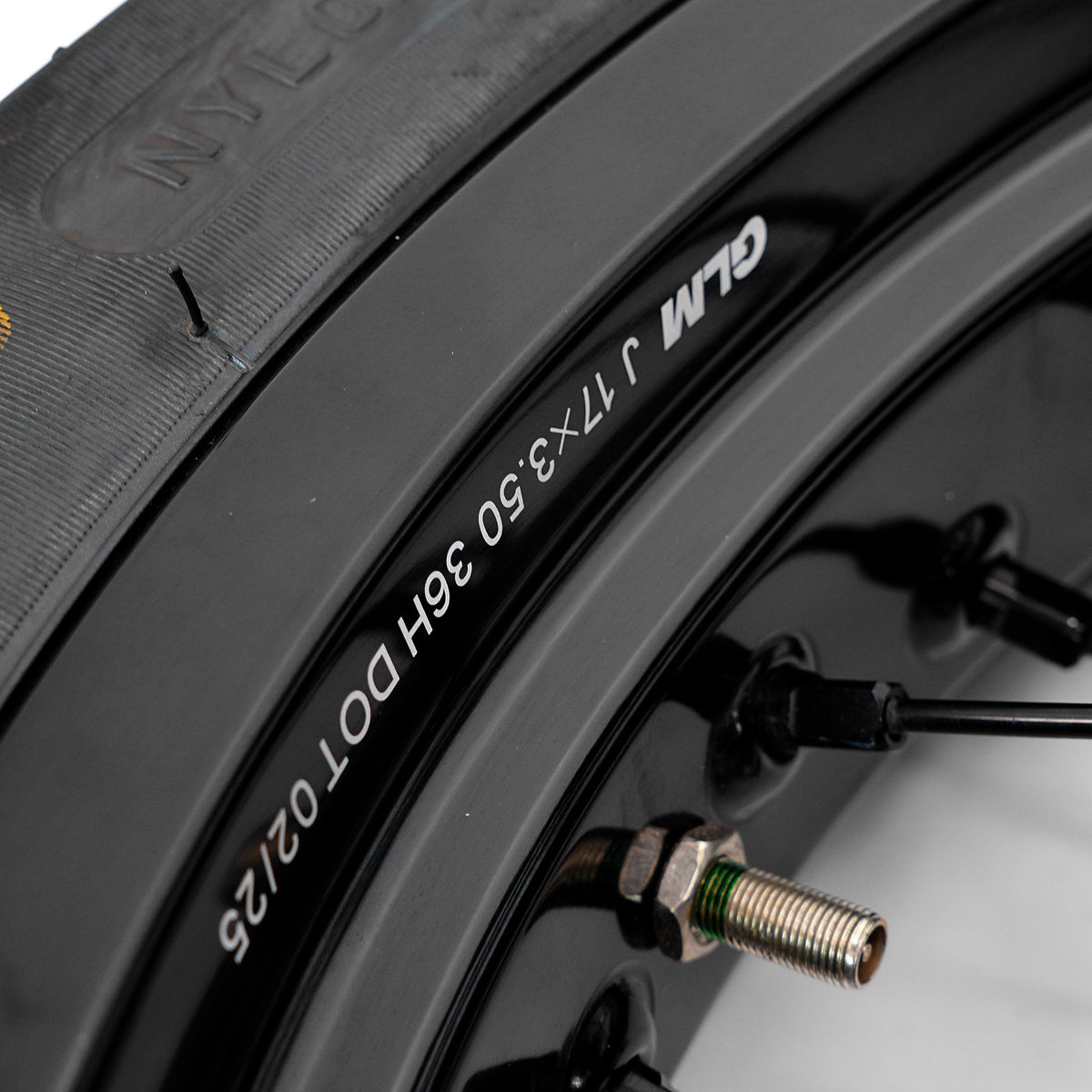 Pre-order US Stock KKE 2.5*17'' & 3.5*17'' Supermoto Wheels Tires Fit For SurRon Ultra Bee 2023-2025 All Black E-bike