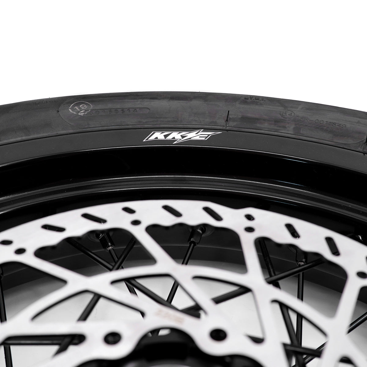Pre-order KKE 2.5x17inch & 3.5x17inch E-Bike Supermoto Wheels Fit For Rawrr Mantis X All Black