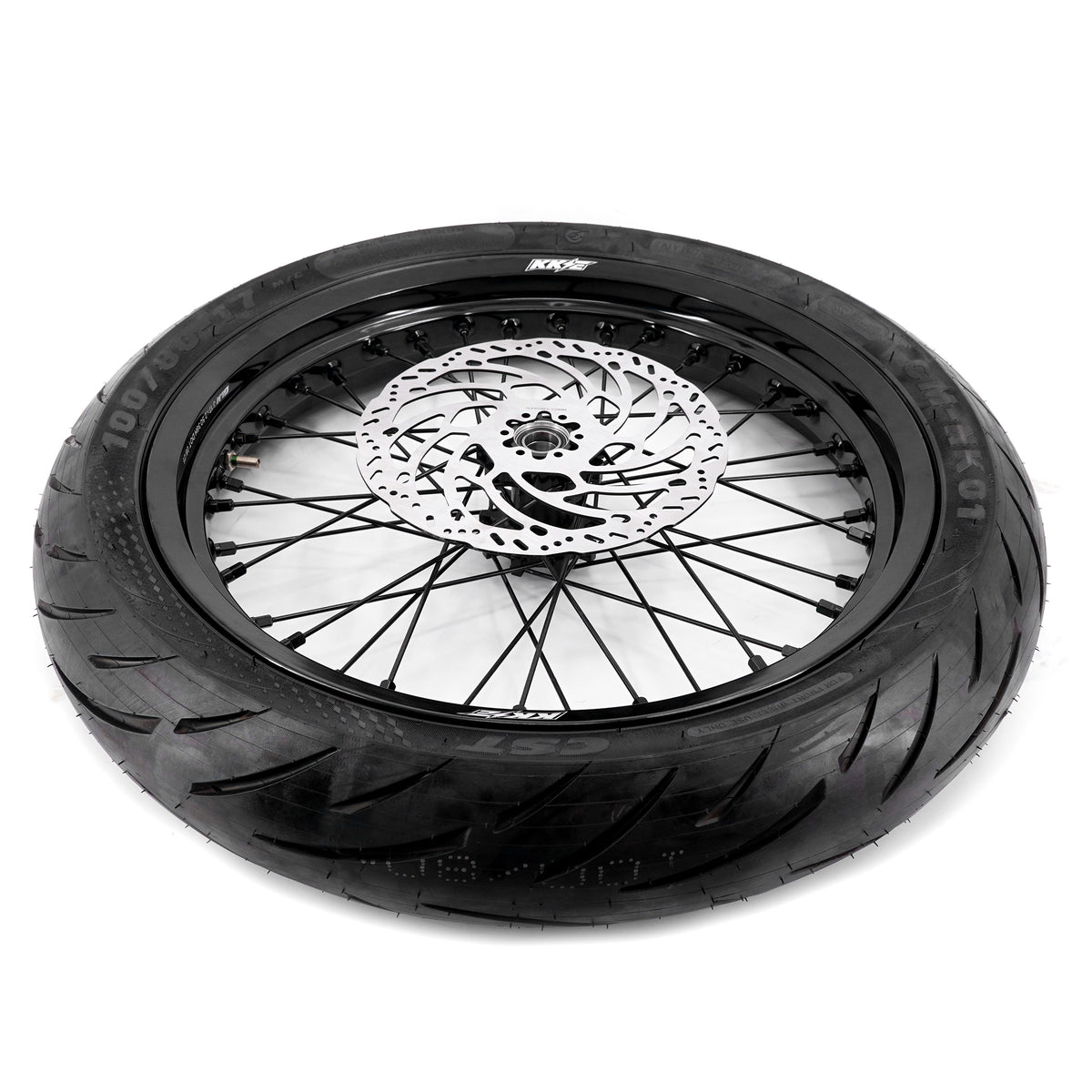Pre-order KKE 2.5x17inch & 3.5x17inch E-Bike Supermoto Wheels Fit For Rawrr Mantis X All Black