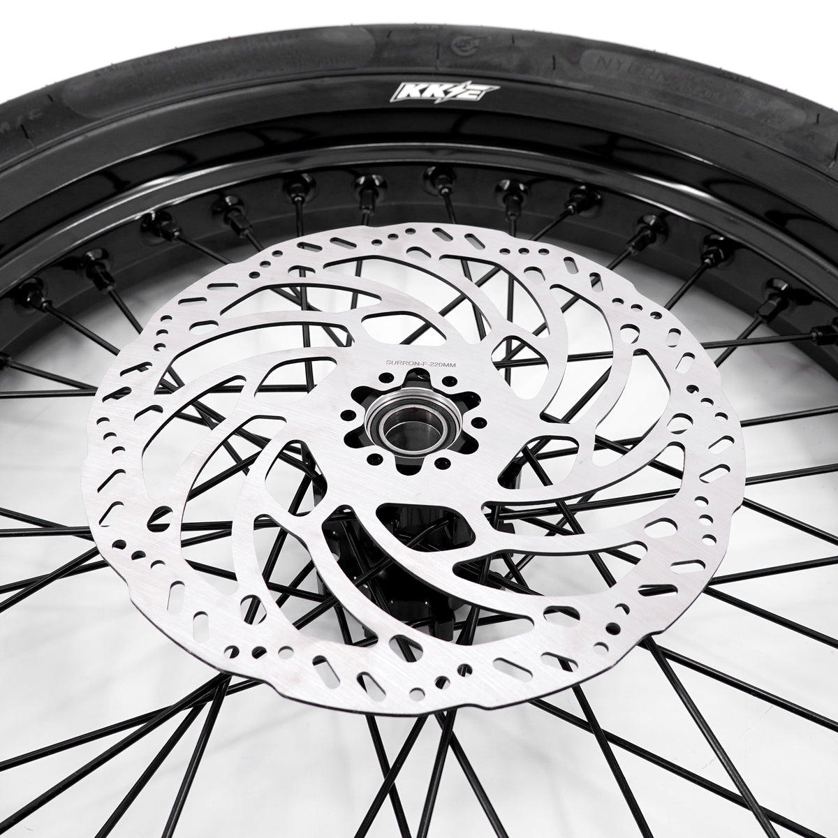 Pre-order KKE 2.5x17inch & 3.5x17inch E-Bike Supermoto Wheels Fit For Rawrr Mantis X All Black