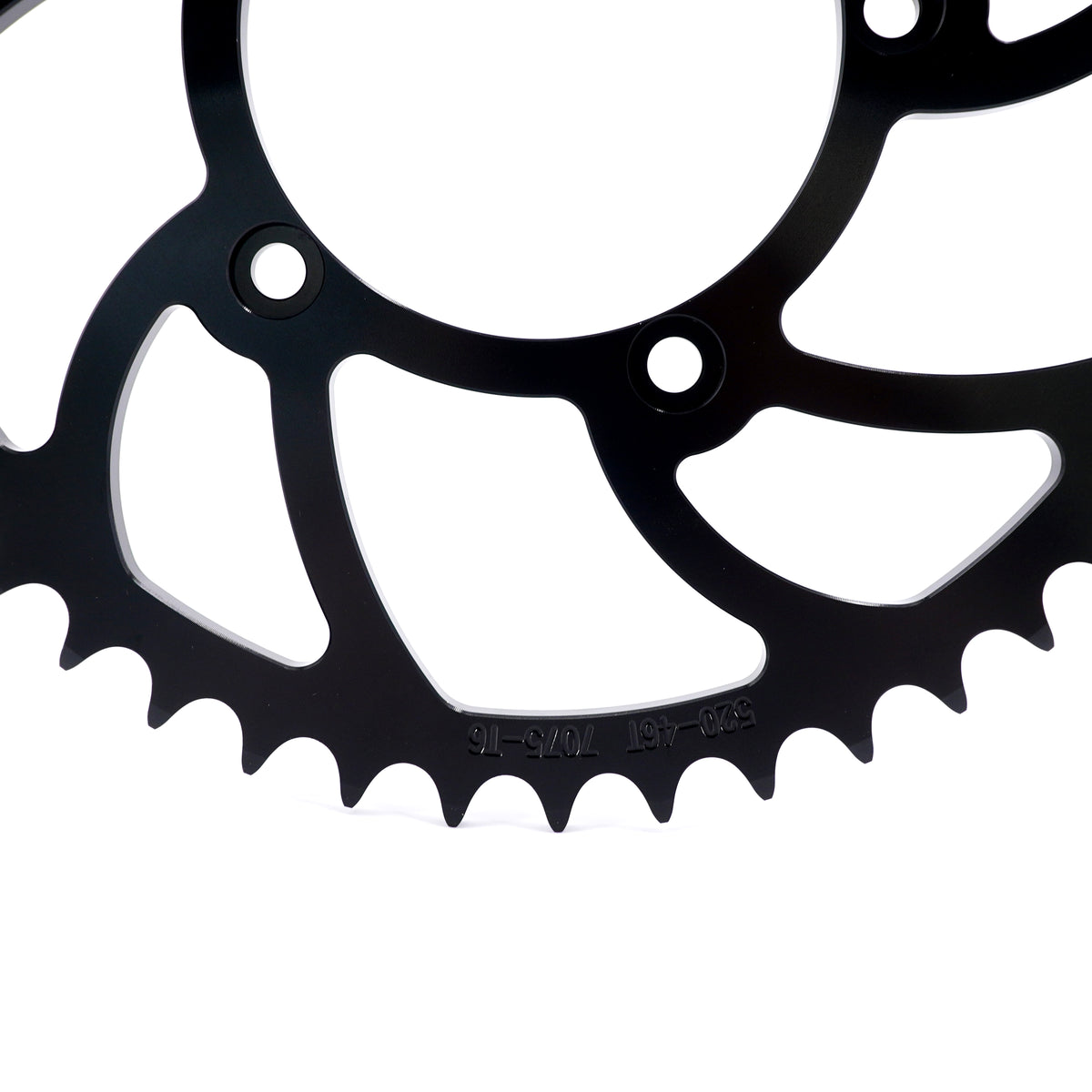 Pre-order KKE Rear 46T Aluminum Sprocket For Sur Ron Light Bee 2 Electric Bike Black