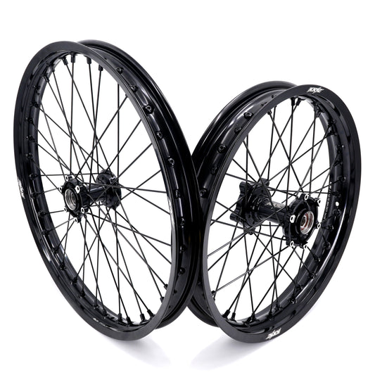 Pre-order US Stock KKE 1.6*21" & 2.15*18" Electric Dirtbike Wheels Rim For SurRon Light Bee 2 All Black