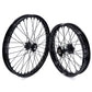 KKE Factory Stock KKE 1.6*21" & 2.15*18" Electric Dirtbike Wheels Rim For SurRon Light Bee 2 All Black