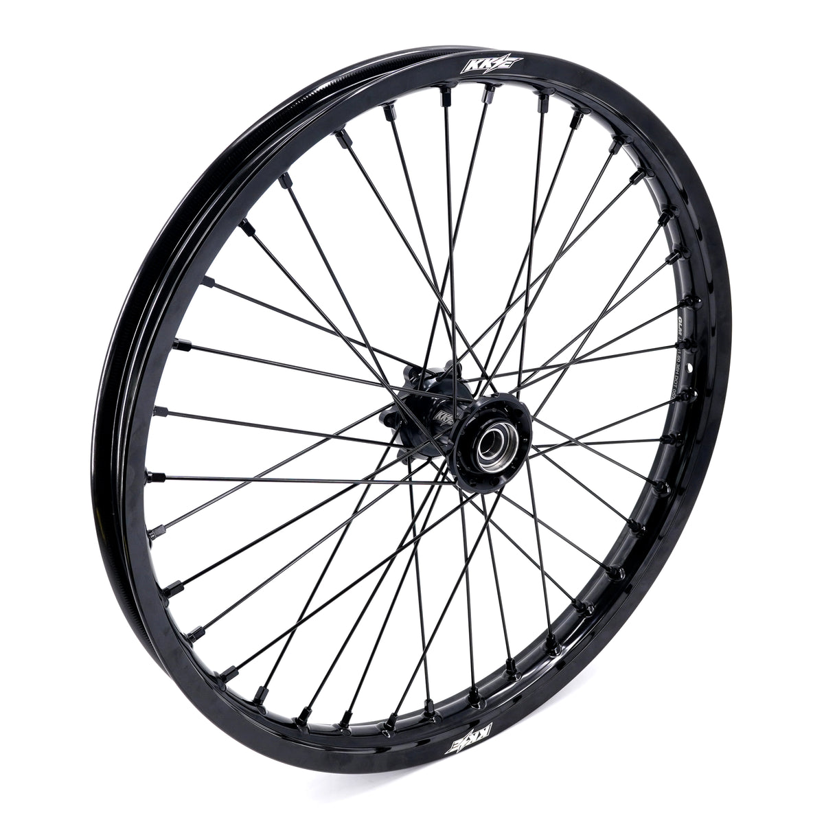 KKE Factory Stock KKE 1.6*21" & 2.15*18" Electric Dirtbike Wheels Rim For SurRon Light Bee 2 All Black