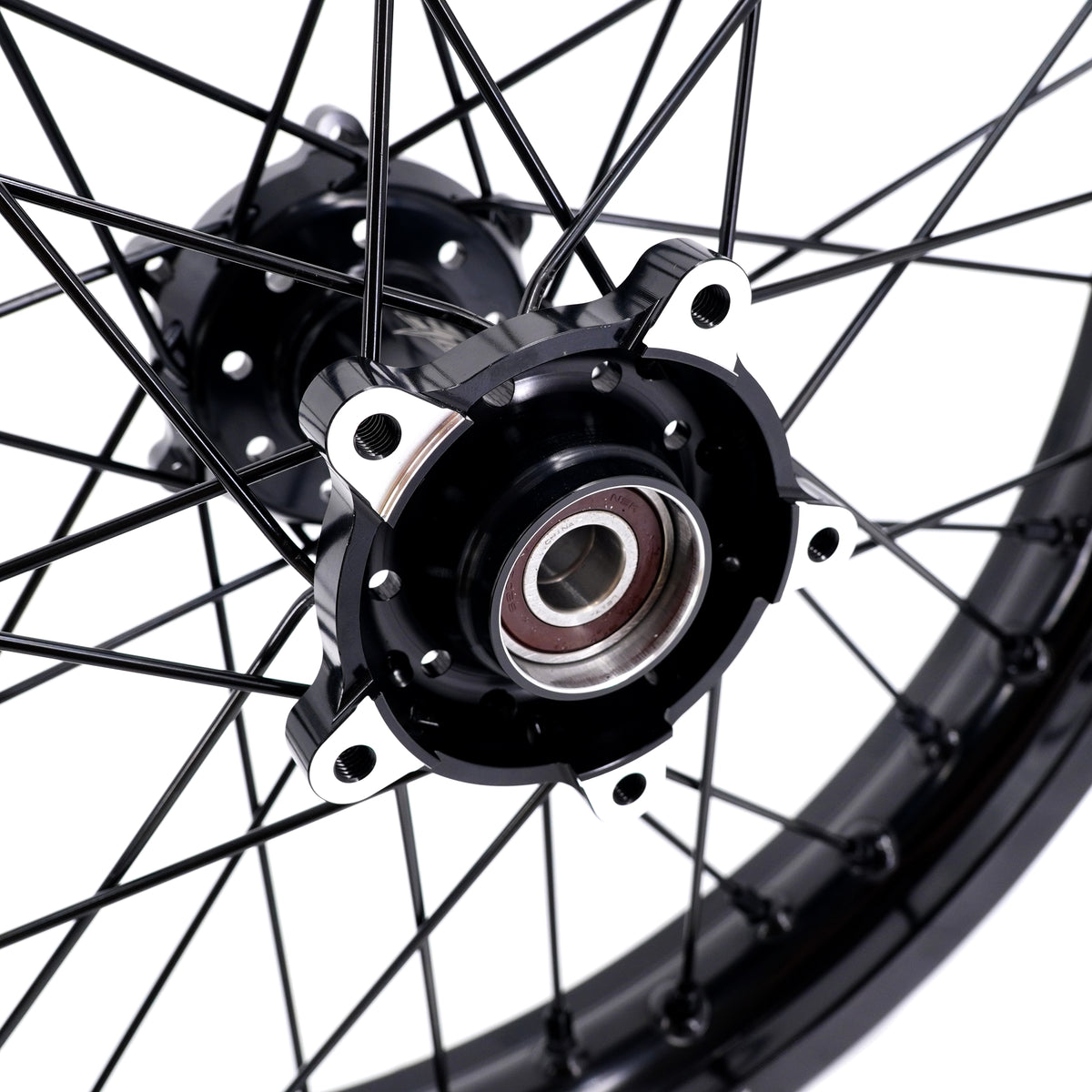 KKE Factory Stock KKE 1.6*21" & 2.15*18" Electric Dirtbike Wheels Rim For SurRon Light Bee 2 All Black