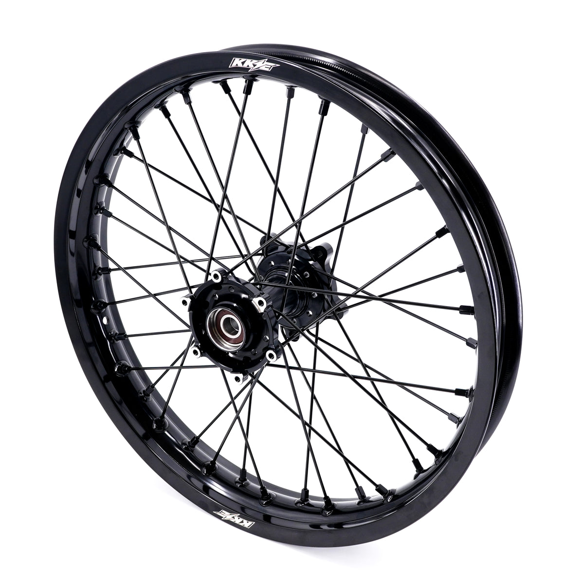 KKE Factory Stock KKE 1.6*21" & 2.15*18" Electric Dirtbike Wheels Rim For SurRon Light Bee 2 All Black