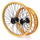 China Factory Stock KKE 21" & 18" E-Bike Spoke Wheels Rims Fit SurRon Ultra Bee 2023-2024 Gold Rim & Blue Nipples