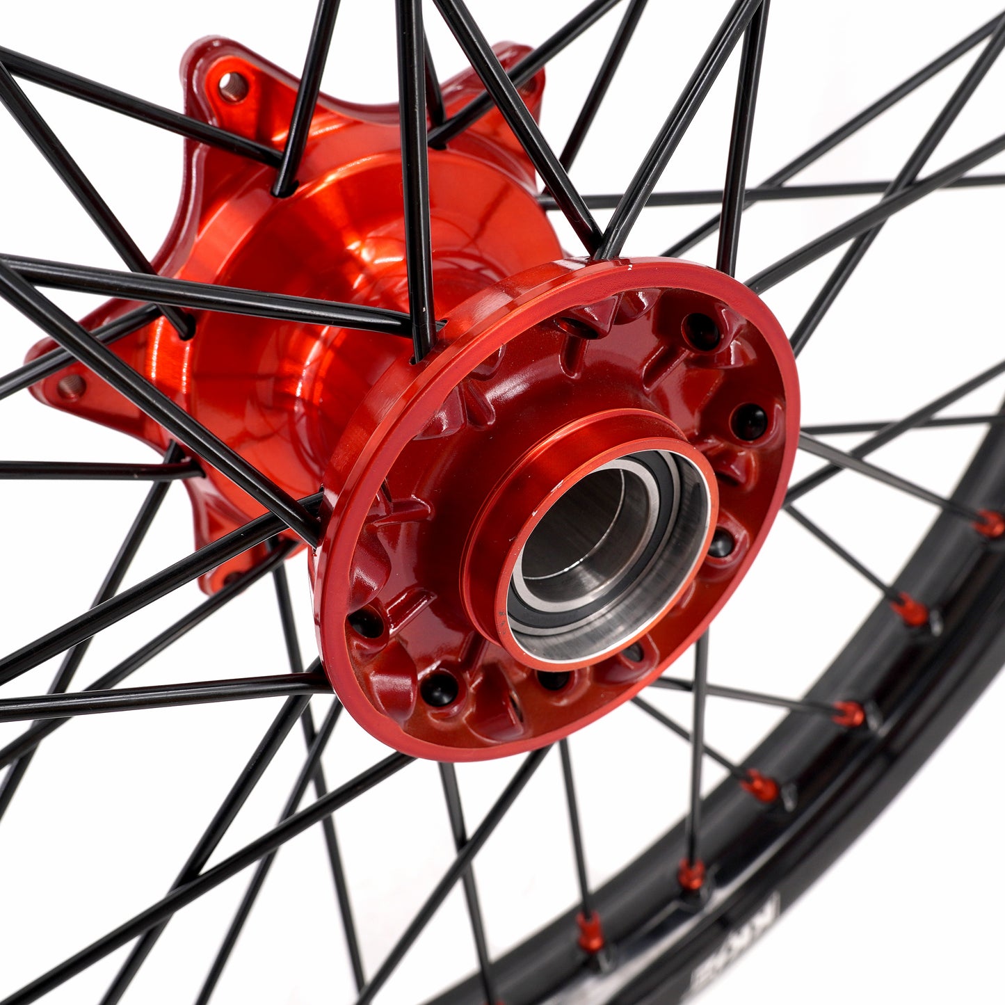 KKE 21" 18" Cast Enduro Wheels For KTM EXC EXC-F EXC-E 2003-2023 Black Spokes