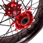 KKE Factory Stock 3.5/4.25*17" Electric Supermoto Wheels Rim Fit For SurRon Ultra Bee 2023-2024 Red