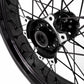 China Stock KKE 3.5/4.25*17" Electric Supermoto All Black Wheels Rim Fit For SurRon Ultra Bee 2023
