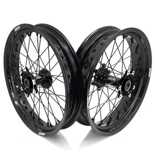 KKE Factory Stock KKE 2.5*17/3.5*17 E-Bike Wheels Rim Fit For SurRon Ultra Bee 2023-2024 Black Hubs