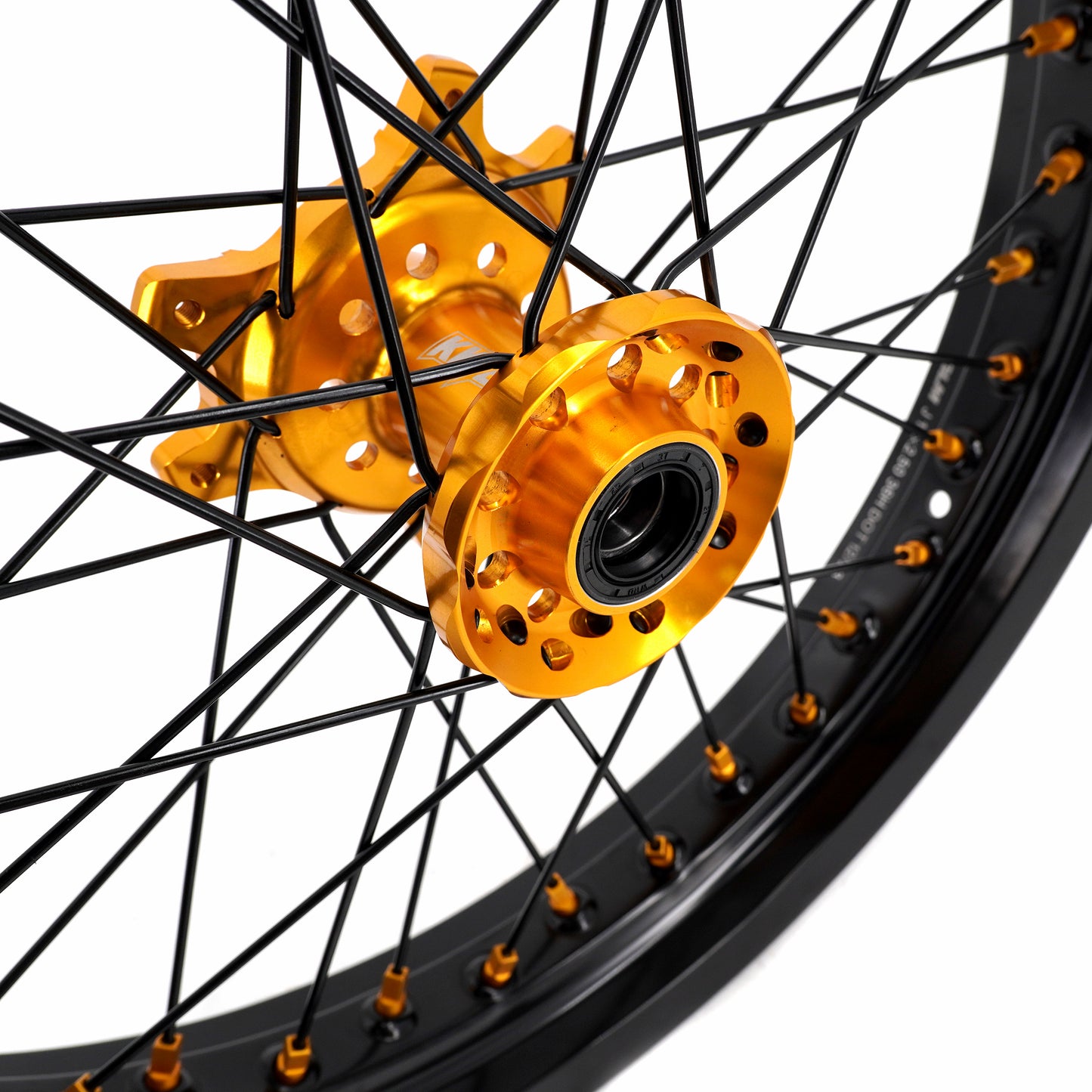 KKE Factory Stock KKE 2.5*17 & 3.5*17 E-Bike Wheels Rim Fit For SurRon Ultra Bee 2023-2024 Gold Hubs