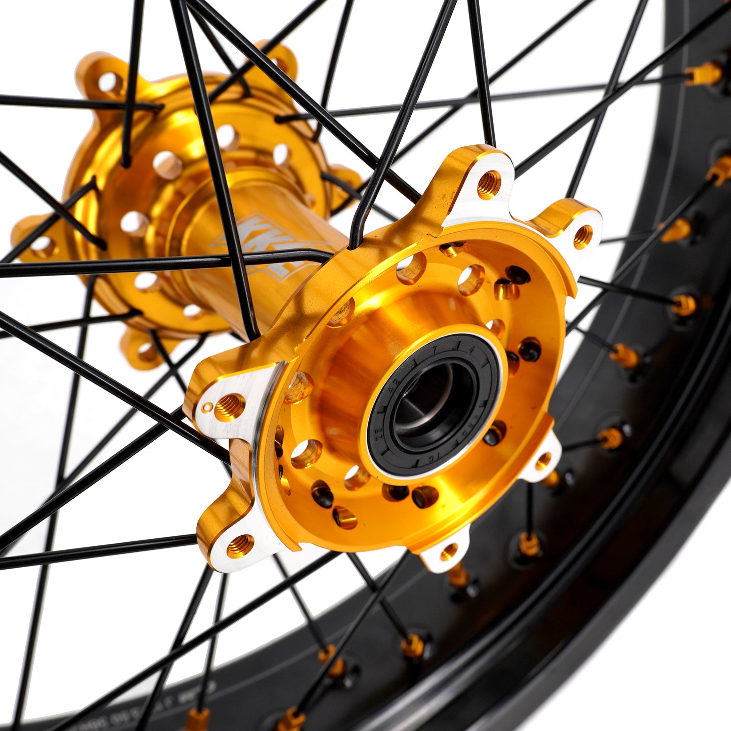 KKE Factory Stock KKE 2.5*17 & 3.5*17 E-Bike Wheels Rim Fit For SurRon Ultra Bee 2023-2024 Gold Hubs