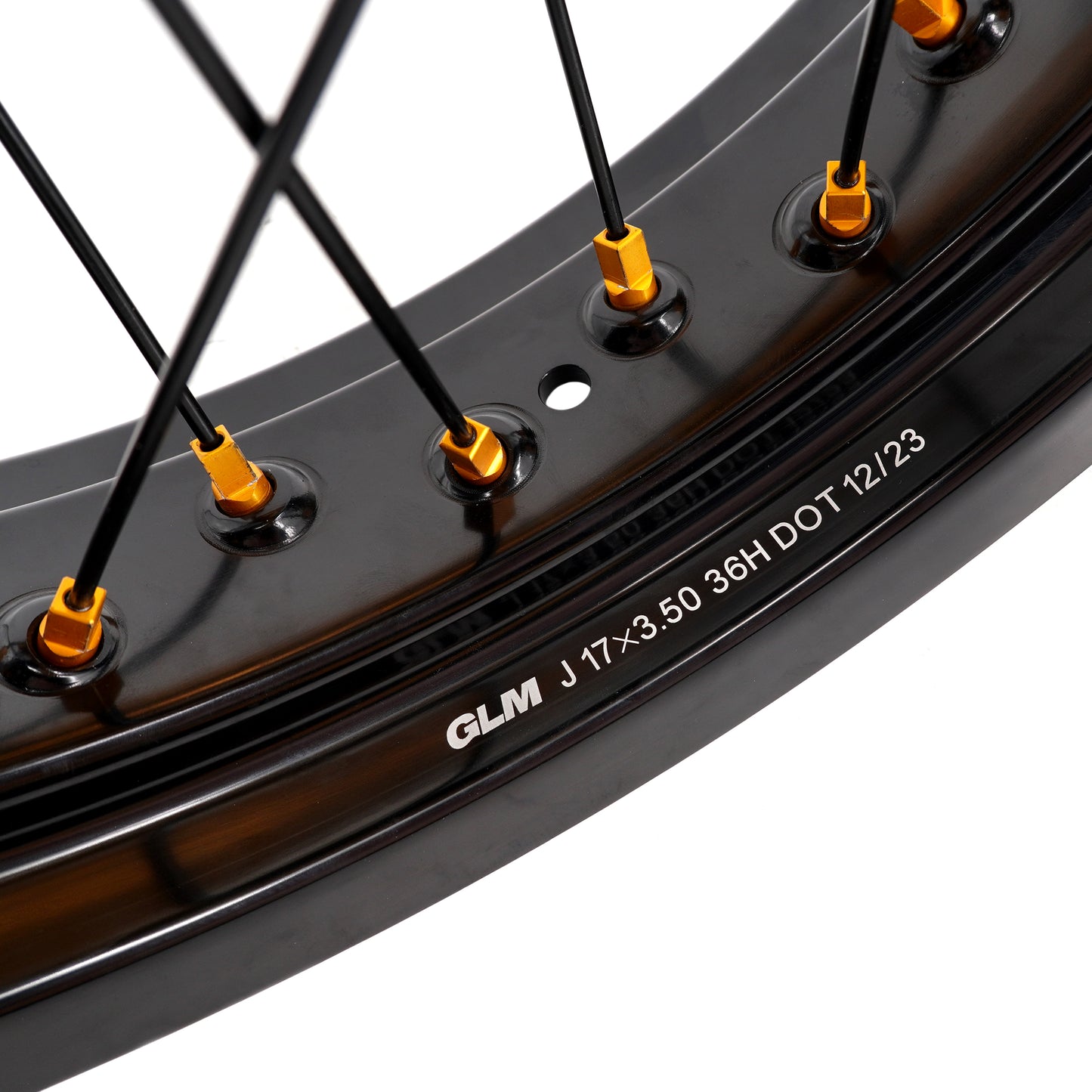 KKE Factory Stock KKE 2.5*17 & 3.5*17 E-Bike Wheels Rim Fit For SurRon Ultra Bee 2023-2024 Gold Hubs