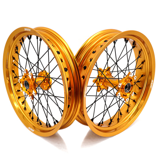 China Factory Stock KKE 2.5*17/3.5*17 E-Bike Wheels Rim Fit For SurRon Ultra Bee 2023-2024 Gold Rims