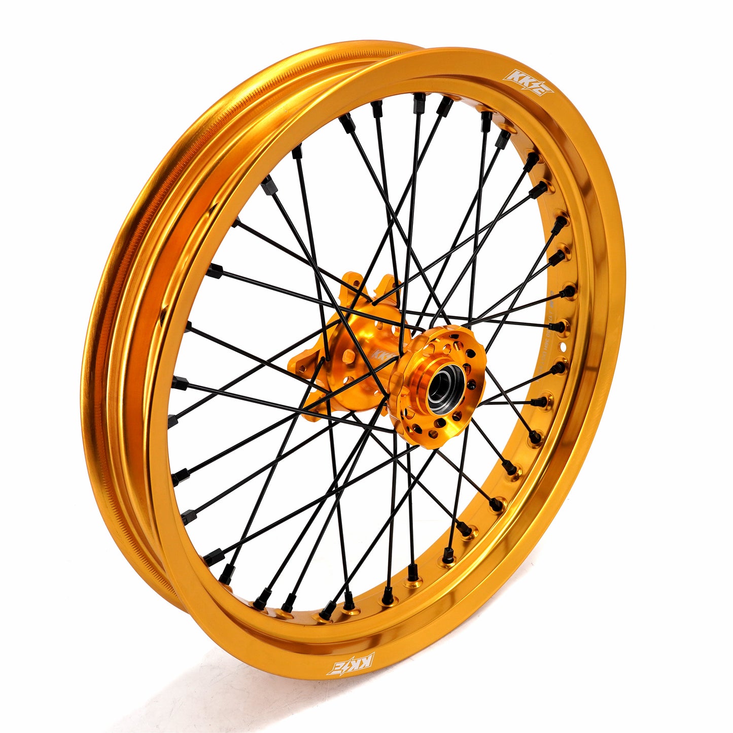 China Factory Stock KKE 2.5*17/3.5*17 E-Bike Wheels Rim Fit For SurRon Ultra Bee 2023-2024 Gold Rims