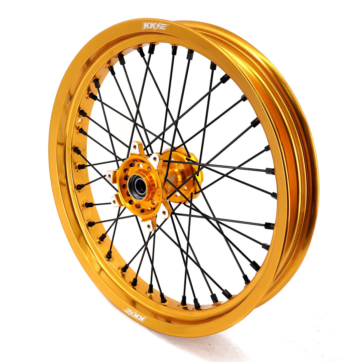 China Factory Stock KKE 2.5*17/3.5*17 E-Bike Wheels Rim Fit For SurRon Ultra Bee 2023-2024 Gold Rims