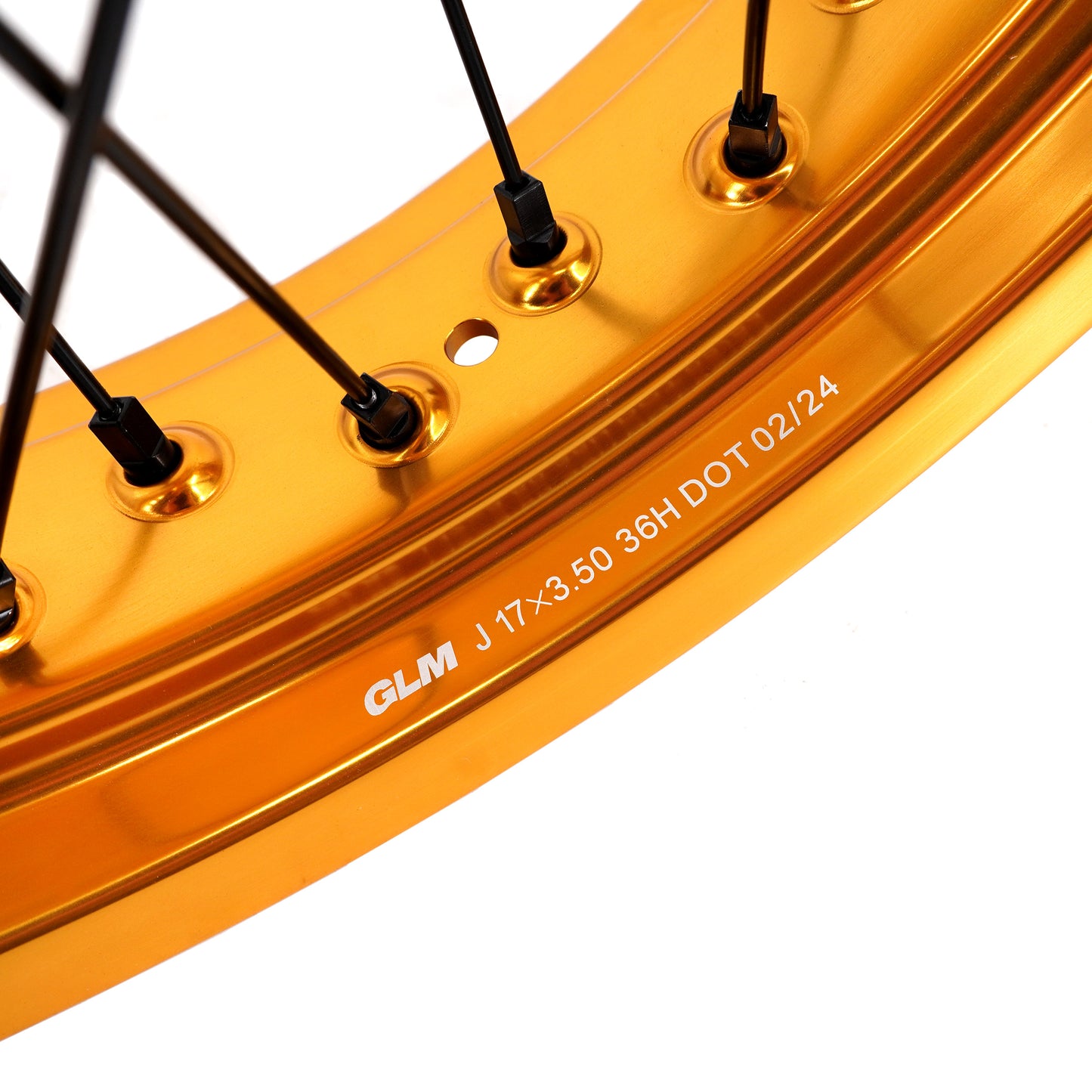 China Factory Stock KKE 2.5*17/3.5*17 E-Bike Wheels Rim Fit For SurRon Ultra Bee 2023-2024 Gold Rims