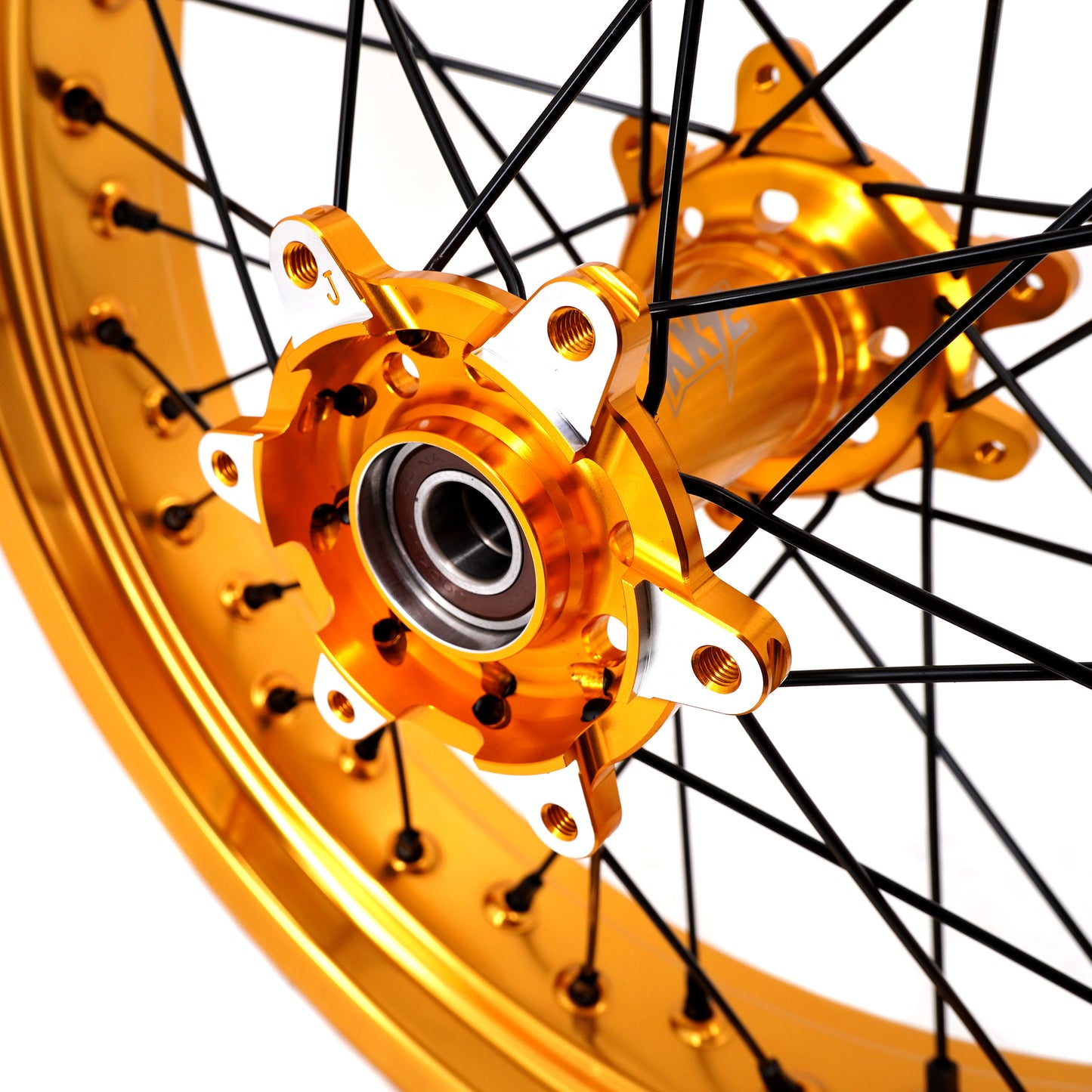 China Factory Stock KKE 2.5*17/3.5*17 E-Bike Wheels Rim Fit For SurRon Ultra Bee 2023-2024 Gold Rims