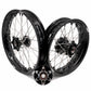 KKE 2.5*19/3.5*17 Dirtbike Tubed Spoke Wheels Rims Fit KTM 390 Adventure 2020-2021 Black