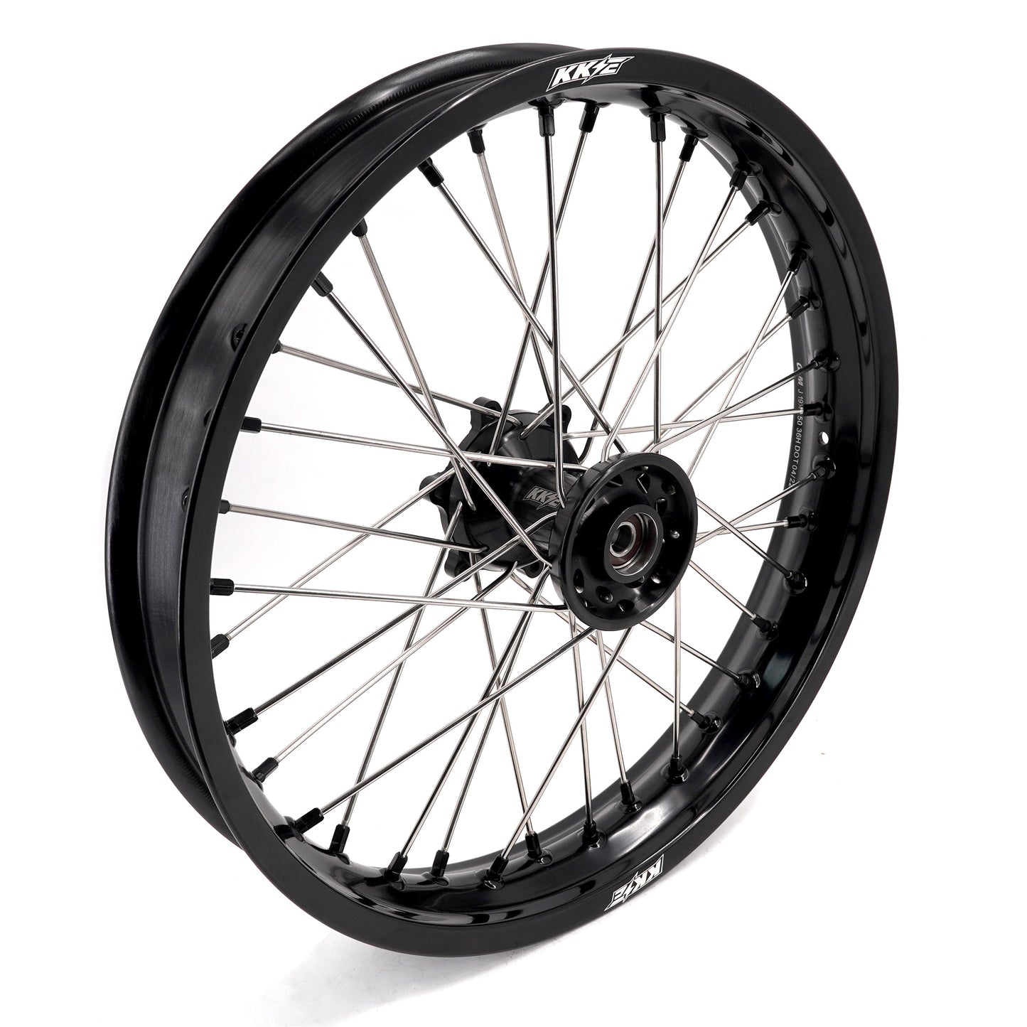 KKE 2.5*19 & 3.5*17 Dirtbike Tubed Spoke Wheels Rims Fit KTM 390 Adventure 2020-2021 Black