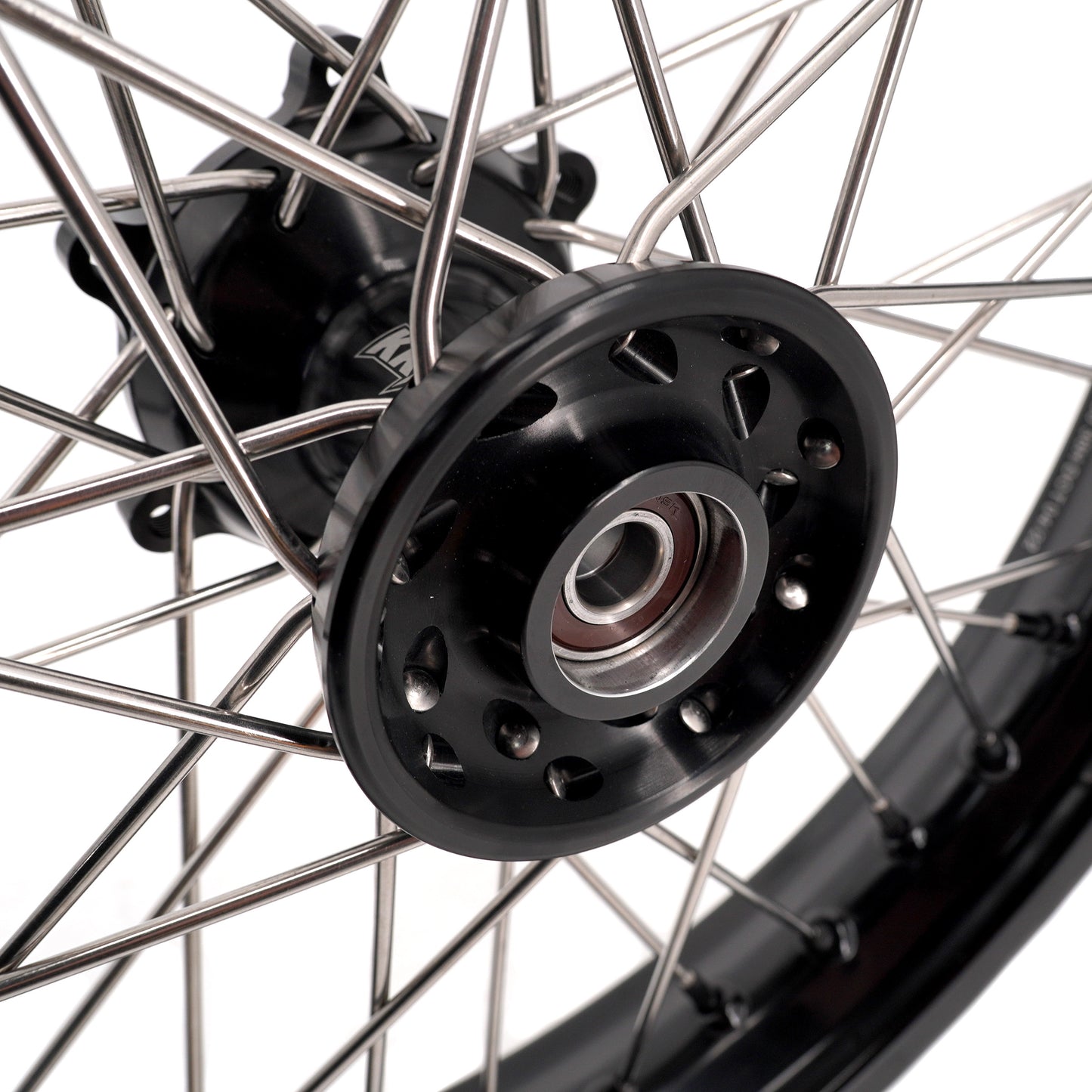 KKE 2.5*19 & 3.5*17 Dirtbike Tubed Spoke Wheels Rims Fit KTM 390 Adventure 2020-2021 Black