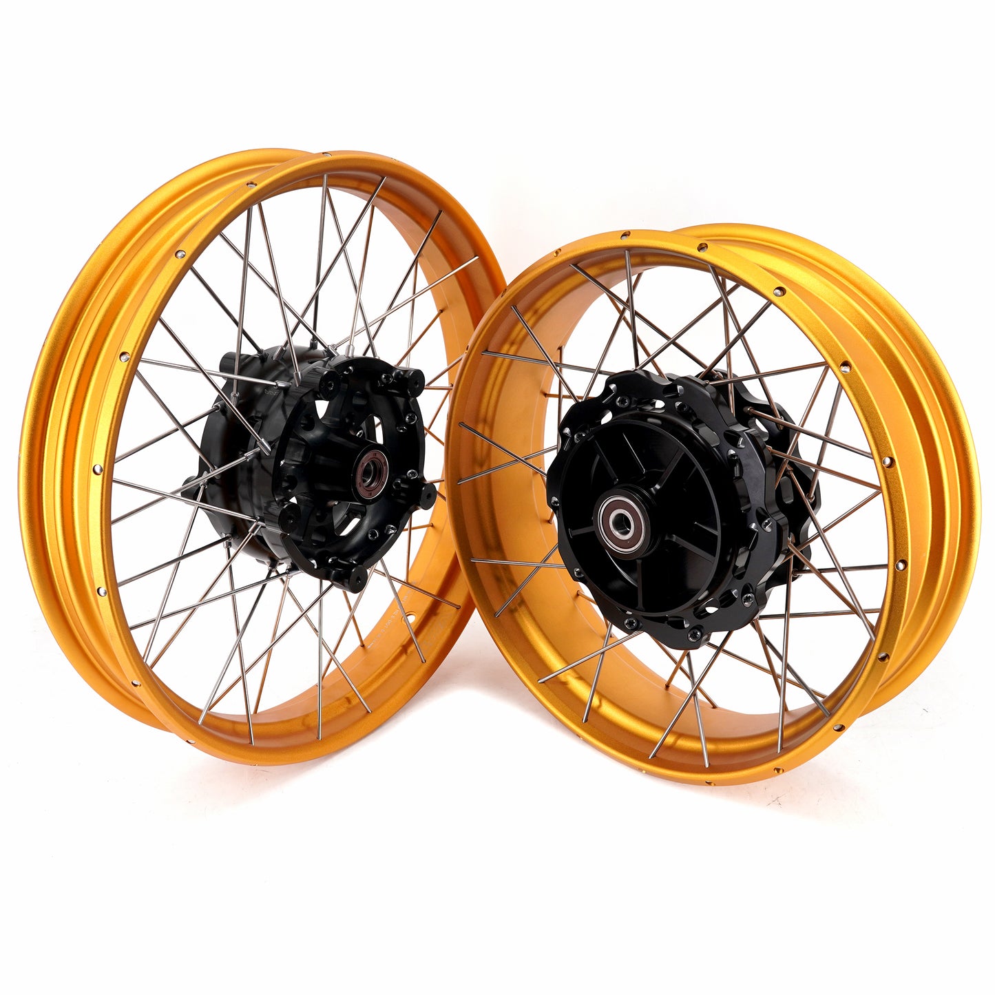 VMX-Racing Fit Honda NX400 NX500 2024-2025 Tubeless 2.5*19 & 4.25*17 Wheels Gold GLM Rims