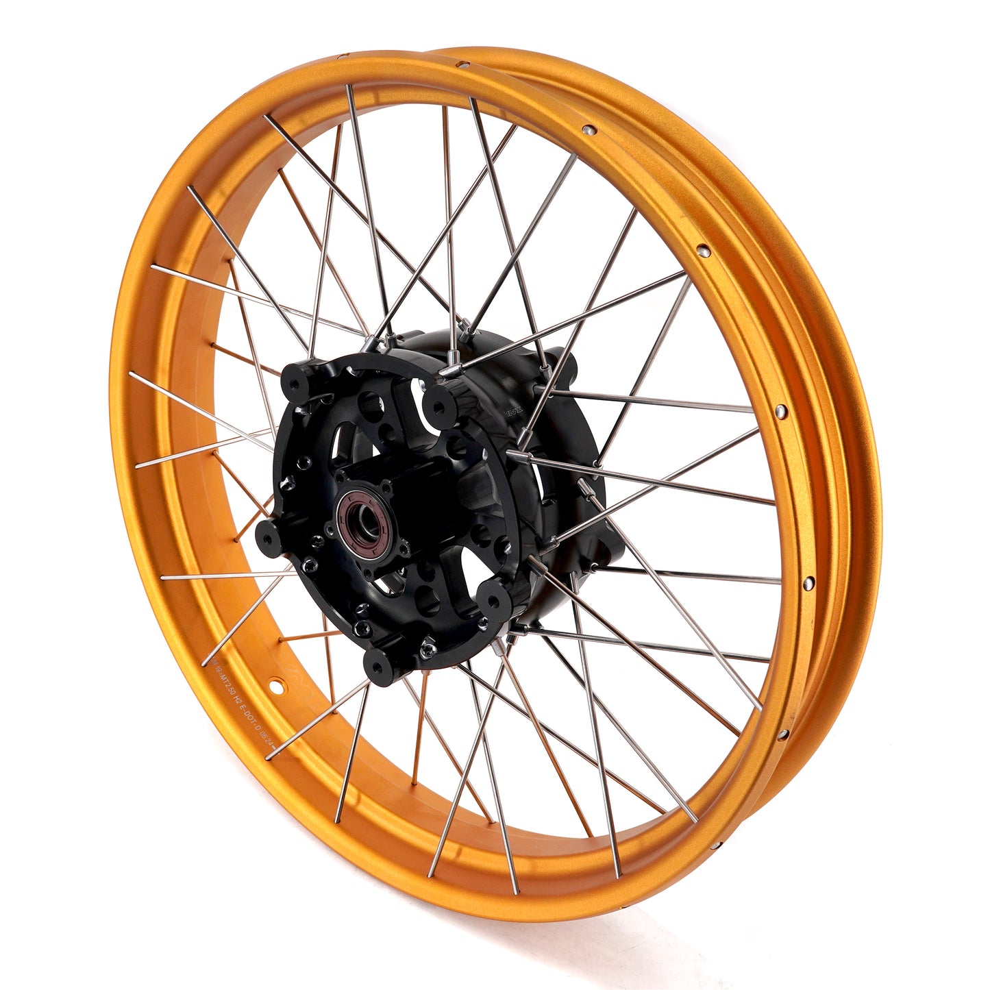 VMX-Racing Fit Honda NX400 NX500 2024-2025 Tubeless 2.5*19 & 4.25*17 Wheels Gold GLM Rims