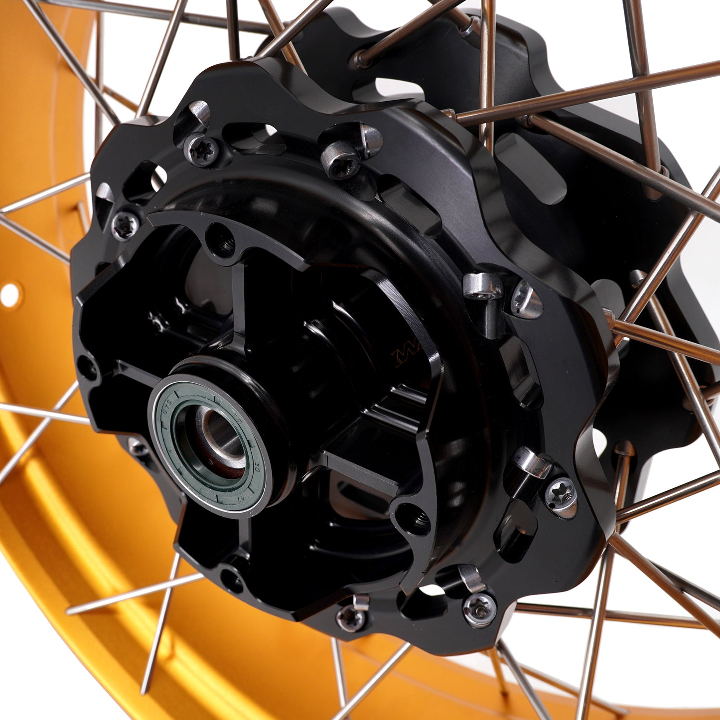 VMX-Racing Fit Honda NX400 NX500 2024-2025 Tubeless 2.5*19 & 4.25*17 Wheels Gold GLM Rims